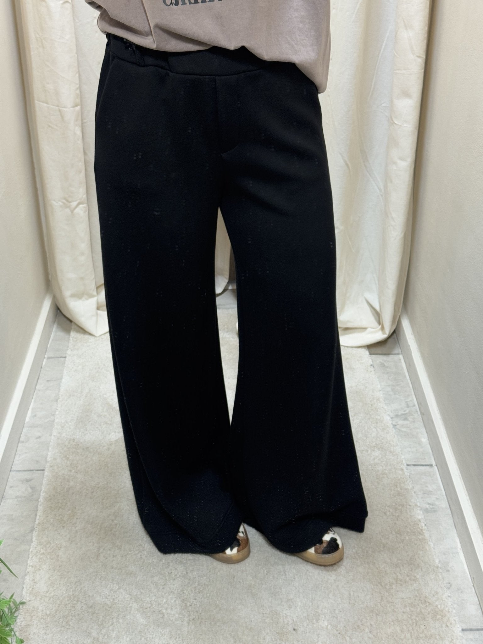Pantalone palazzo in viscosa MyD - GiuGiò | Shop online