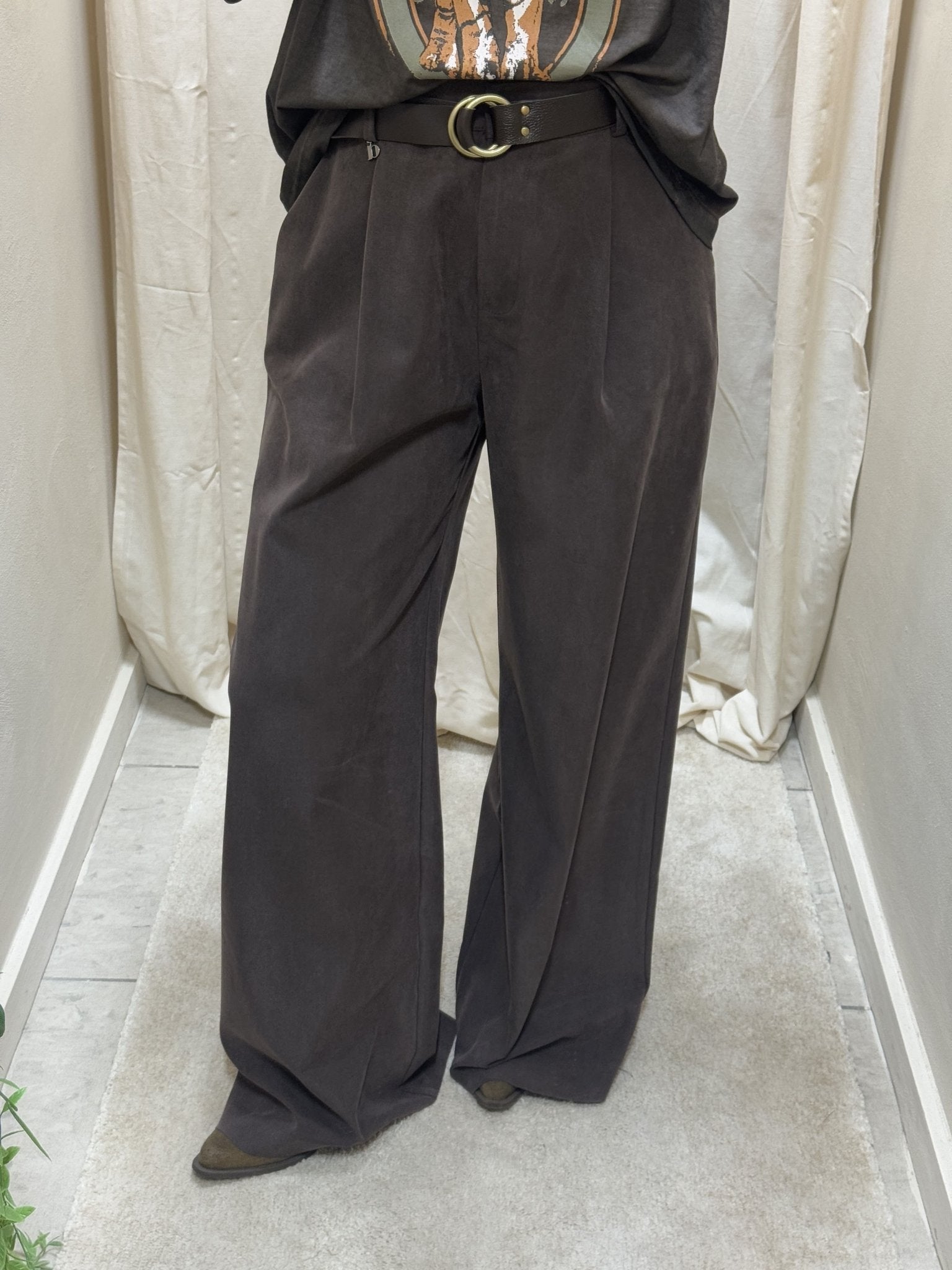 Pantalone palazzo manopesca Dixie - GiuGiò | Shop online