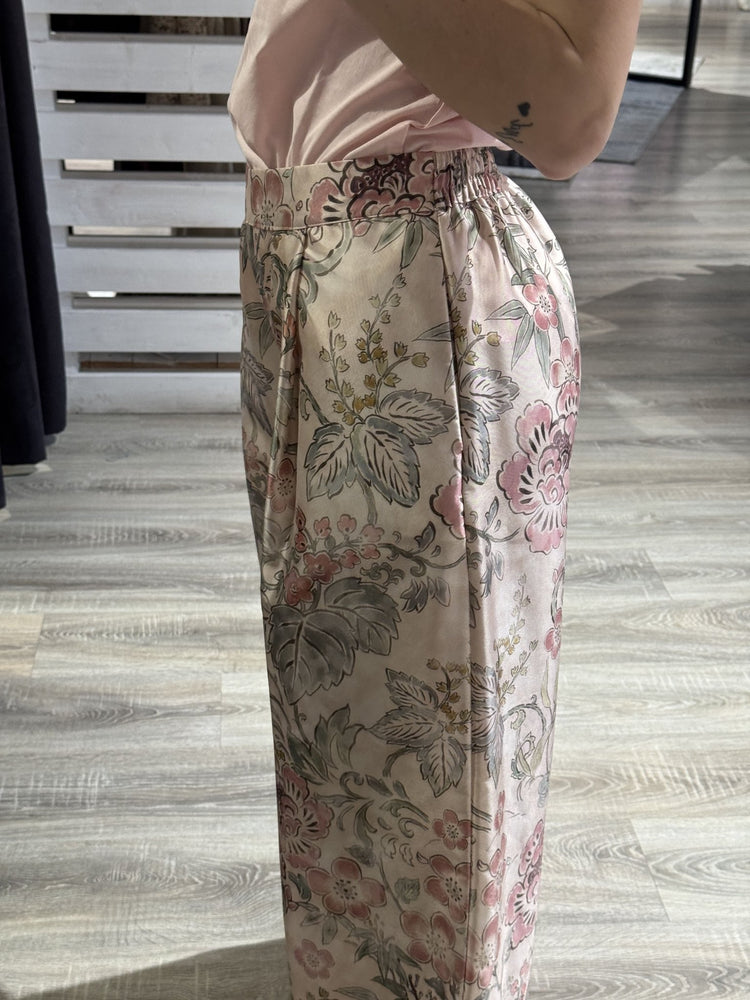 Pantalone palazzo stampa floreale Dixie - GiuGiò | Shop online