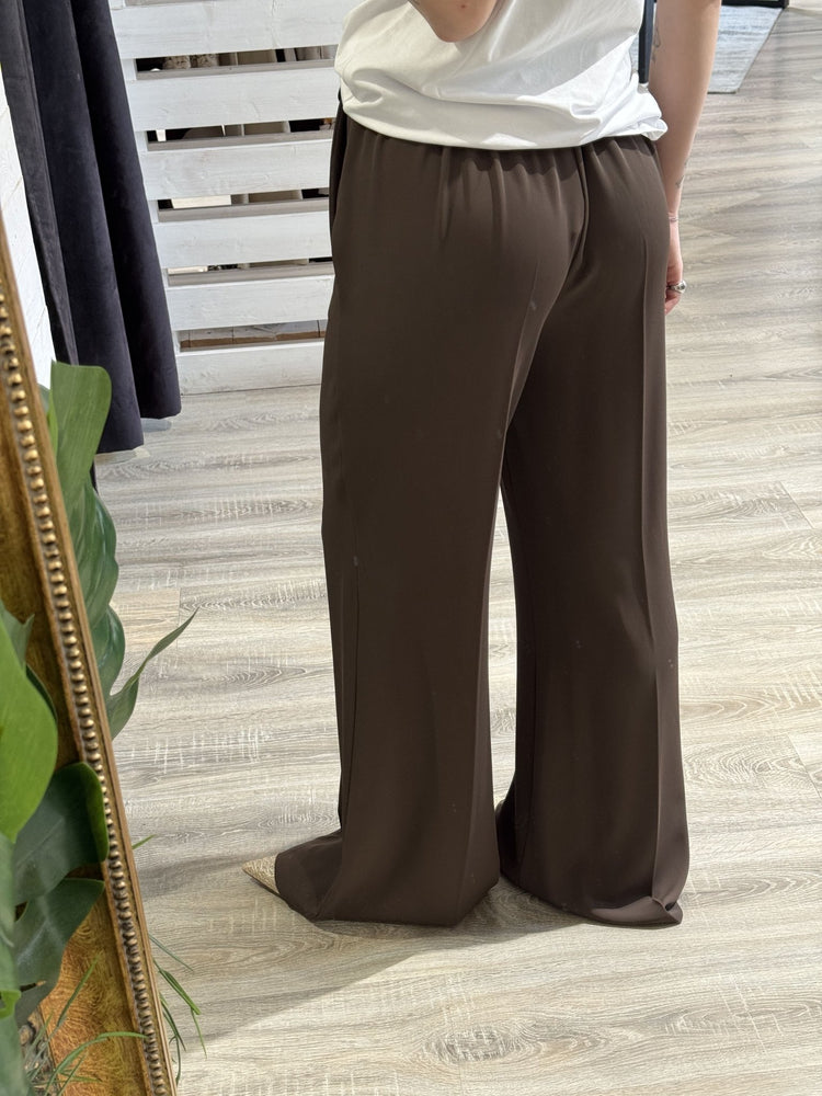 Pantalone scivolato gamba larga Susy Mix - GiuGiò | Shop online