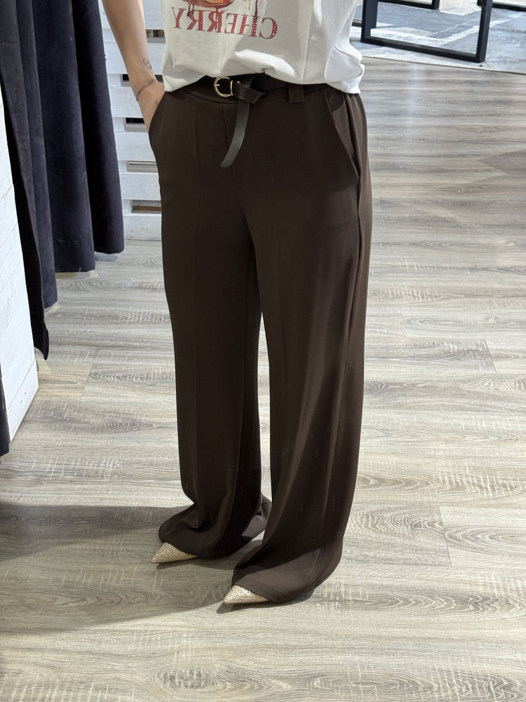 Pantalone scivolato gamba larga Susy Mix - GiuGiò | Shop online