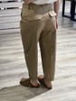 Pantalone sigaretta con pattine in cotone popeline Susy Mix - GiuGiò | Shop online