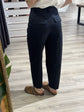 Pantalone sigaretta con pattine in cotone popeline Susy Mix - GiuGiò | Shop online