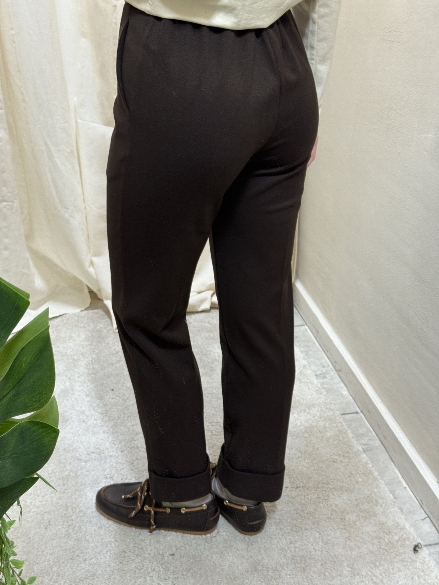 Pantalone sigaretta con risvolto alto Susy Mix - GiuGiò | Shop online