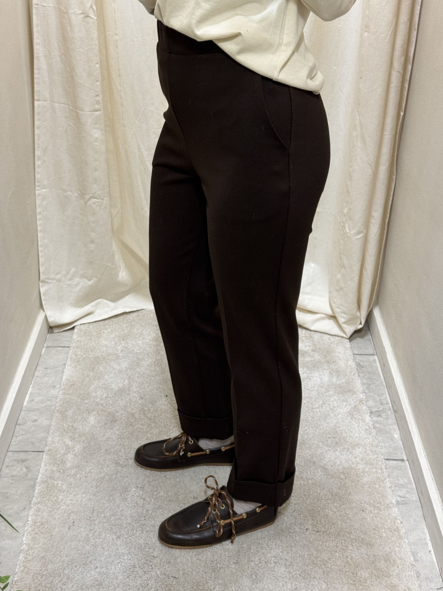 Pantalone sigaretta con risvolto alto Susy Mix - GiuGiò | Shop online