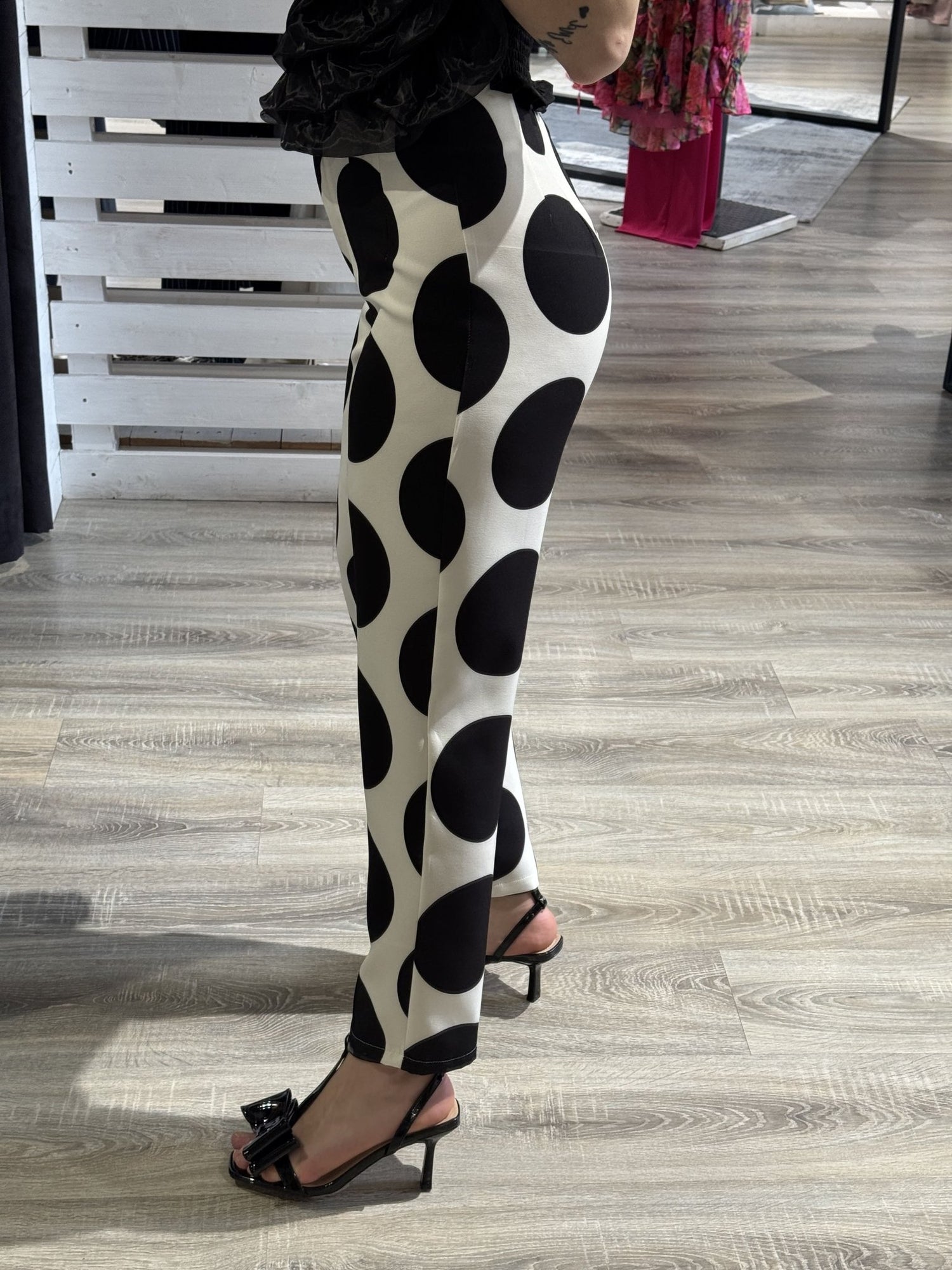 Pantalone Soverato sigaretta stampa pois Odì Odì - GiuGiò | Shop online