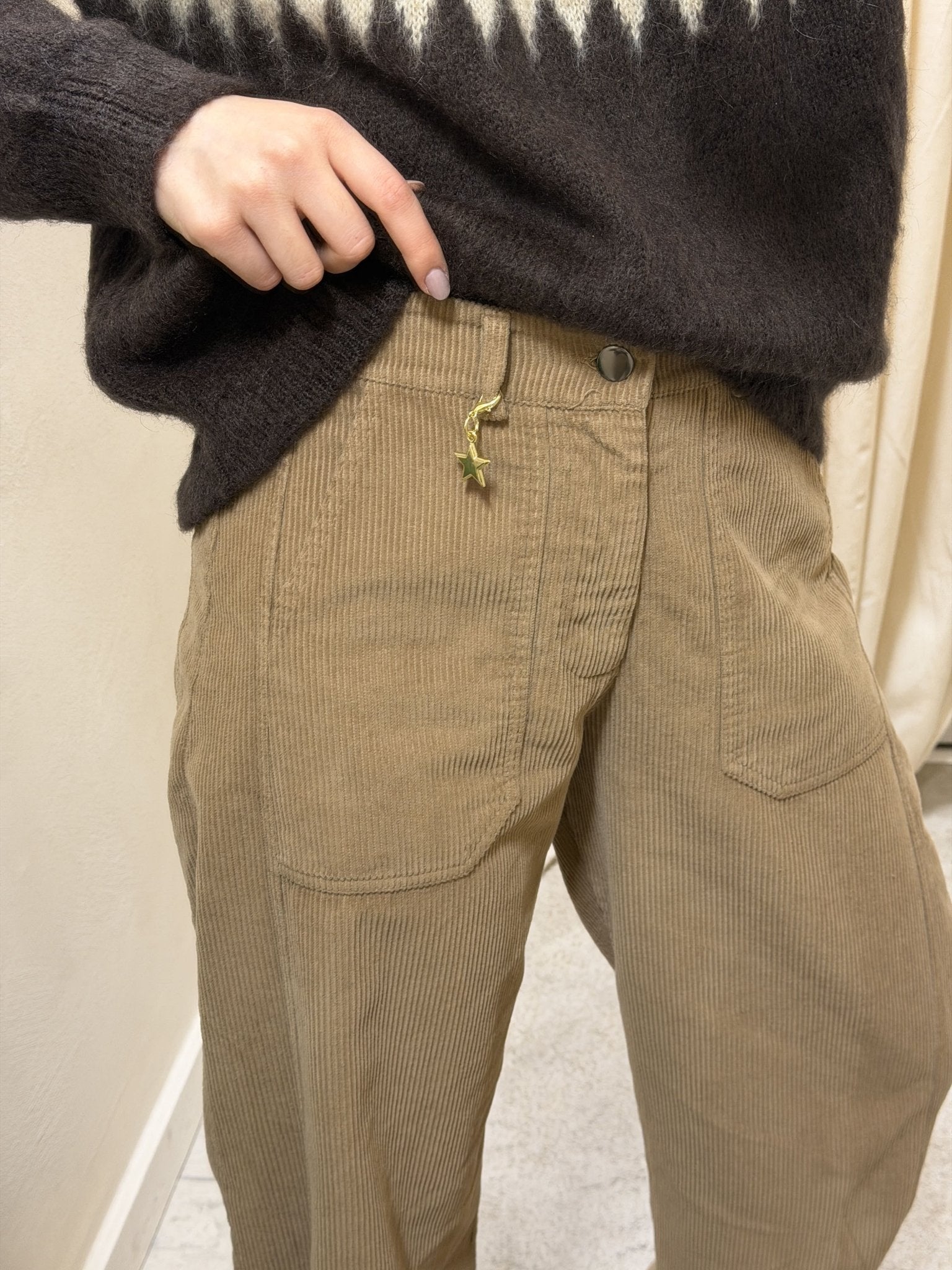 Pantalone stellina carrot in velluto rocciatore SusyMix - GiuGiò | Shop online