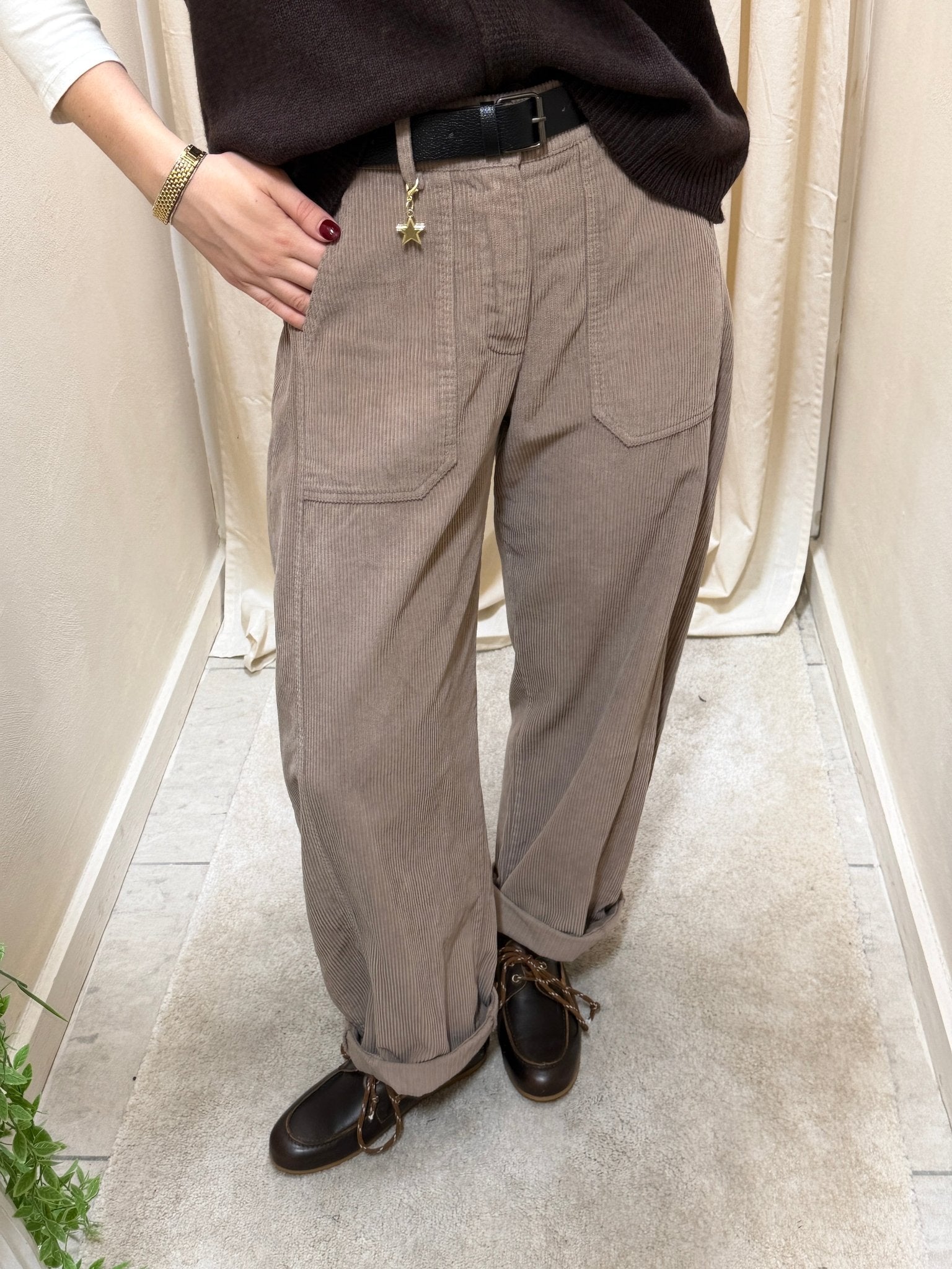 Pantalone stellina carrot in velluto rocciatore SusyMix - GiuGiò | Shop online