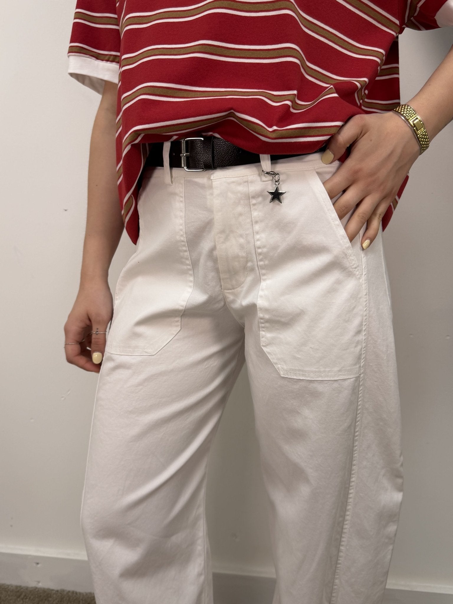 Pantalone stellina mod. balloon in cotone Susy Mix - GiuGiò | Shop online