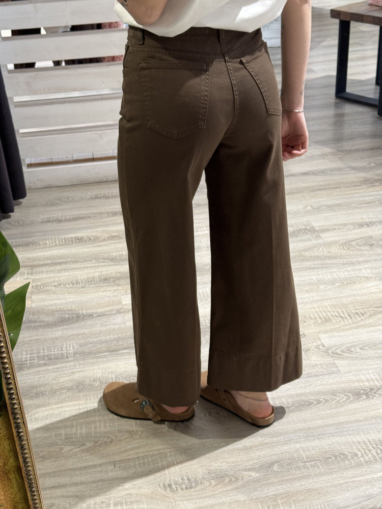 Pantalone tinto capo con risvoltone Susy Mix - GiuGiò | Shop online