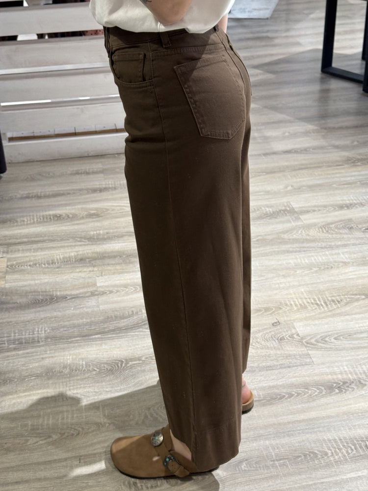 Pantalone tinto capo con risvoltone Susy Mix - GiuGiò | Shop online