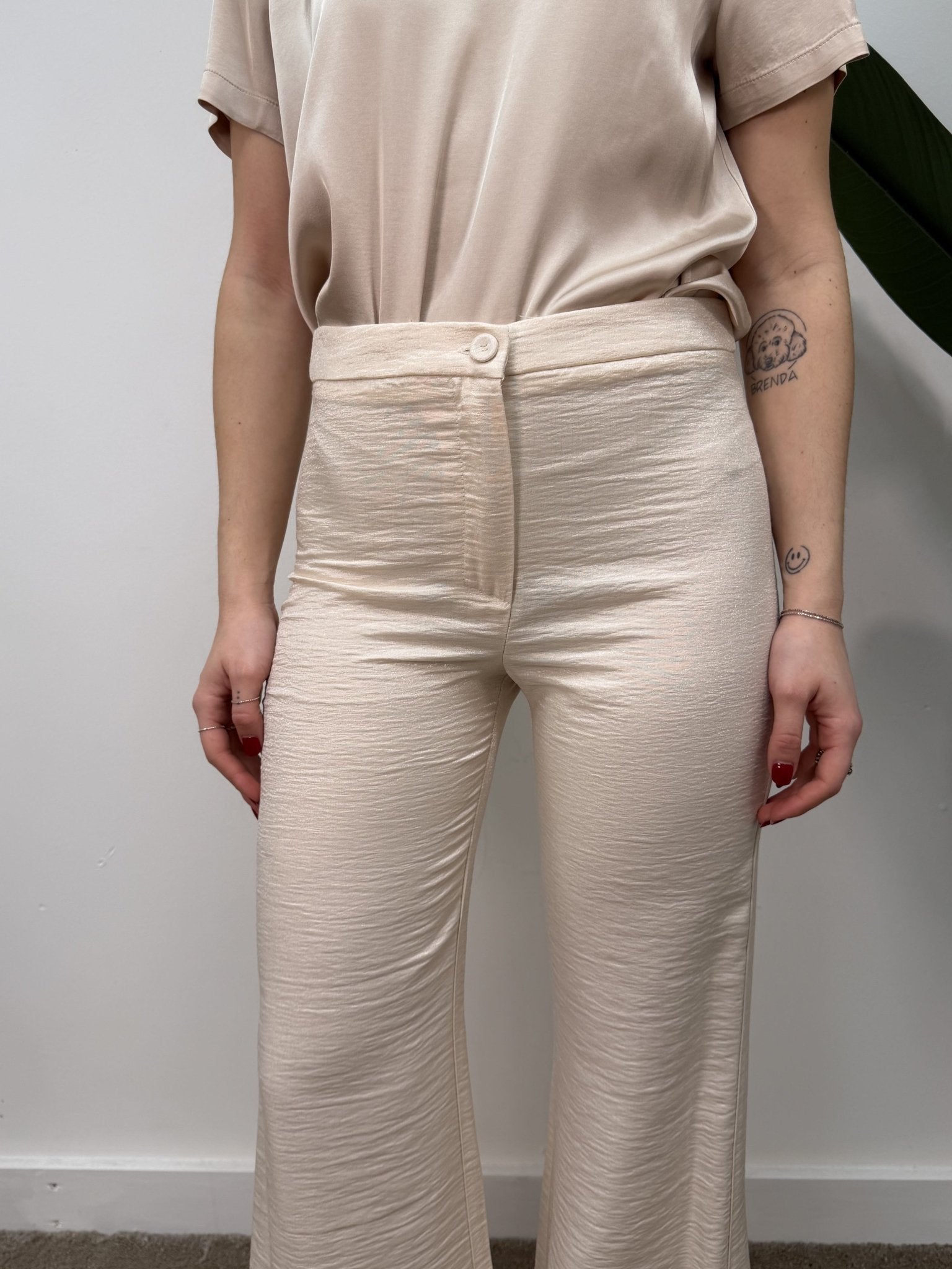 Pantalone tramato a zampa ampia HaveOne - GiuGiò | Shop online