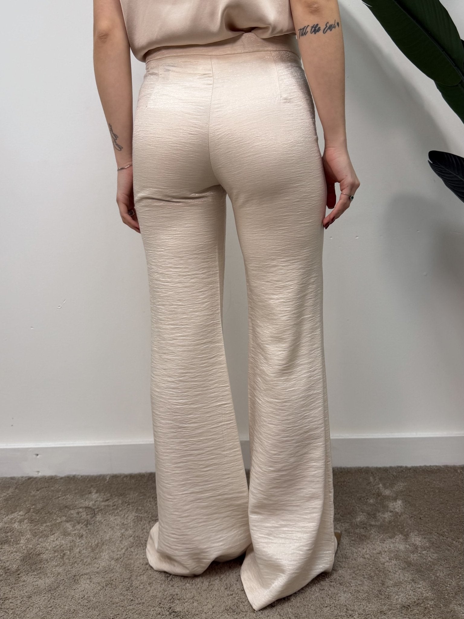 Pantalone tramato a zampa ampia HaveOne - GiuGiò | Shop online
