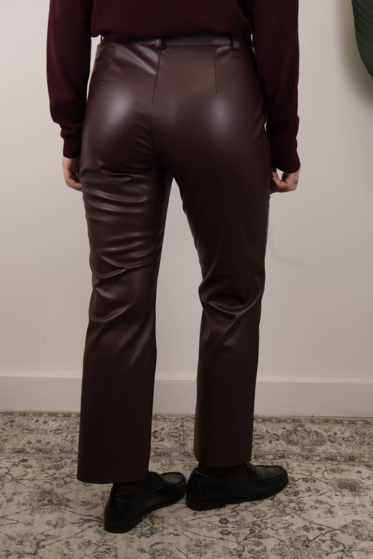 Pantalone trombetta ecopelle Tensione In - GiuGiò | Shop online