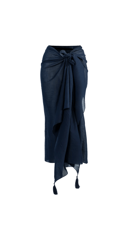 Pareo con nappine tinta unita Barts mod. Florn - GiuGiò | Shop online