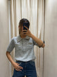 Polo in maglia con applicazioni gioiello BSB - GiuGiò | Shop online
