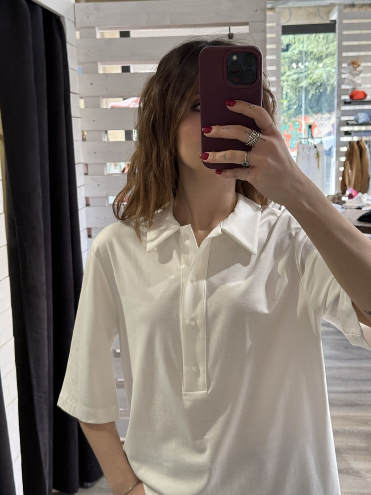 Polo in viscosa manica 3/4 Tensione In - GiuGiò | Shop online