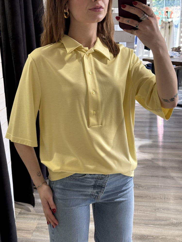 Polo in viscosa manica 3/4 Tensione In - GiuGiò | Shop online
