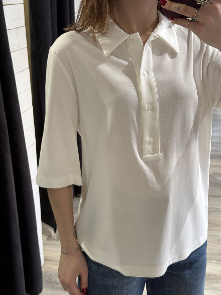 Polo in viscosa manica 3/4 Tensione In - GiuGiò | Shop online