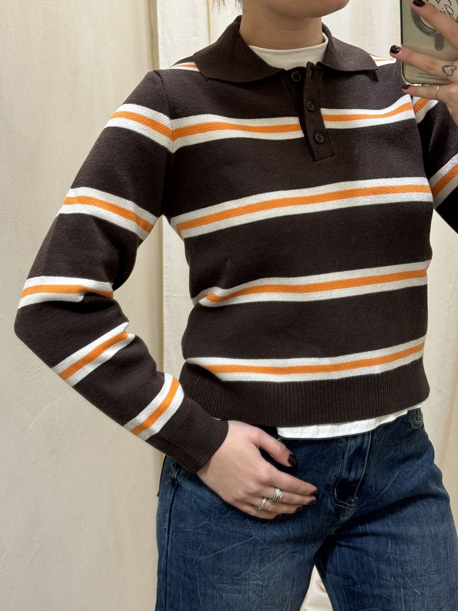 Polo jacquard righe HaveOne - GiuGiò | Shop online