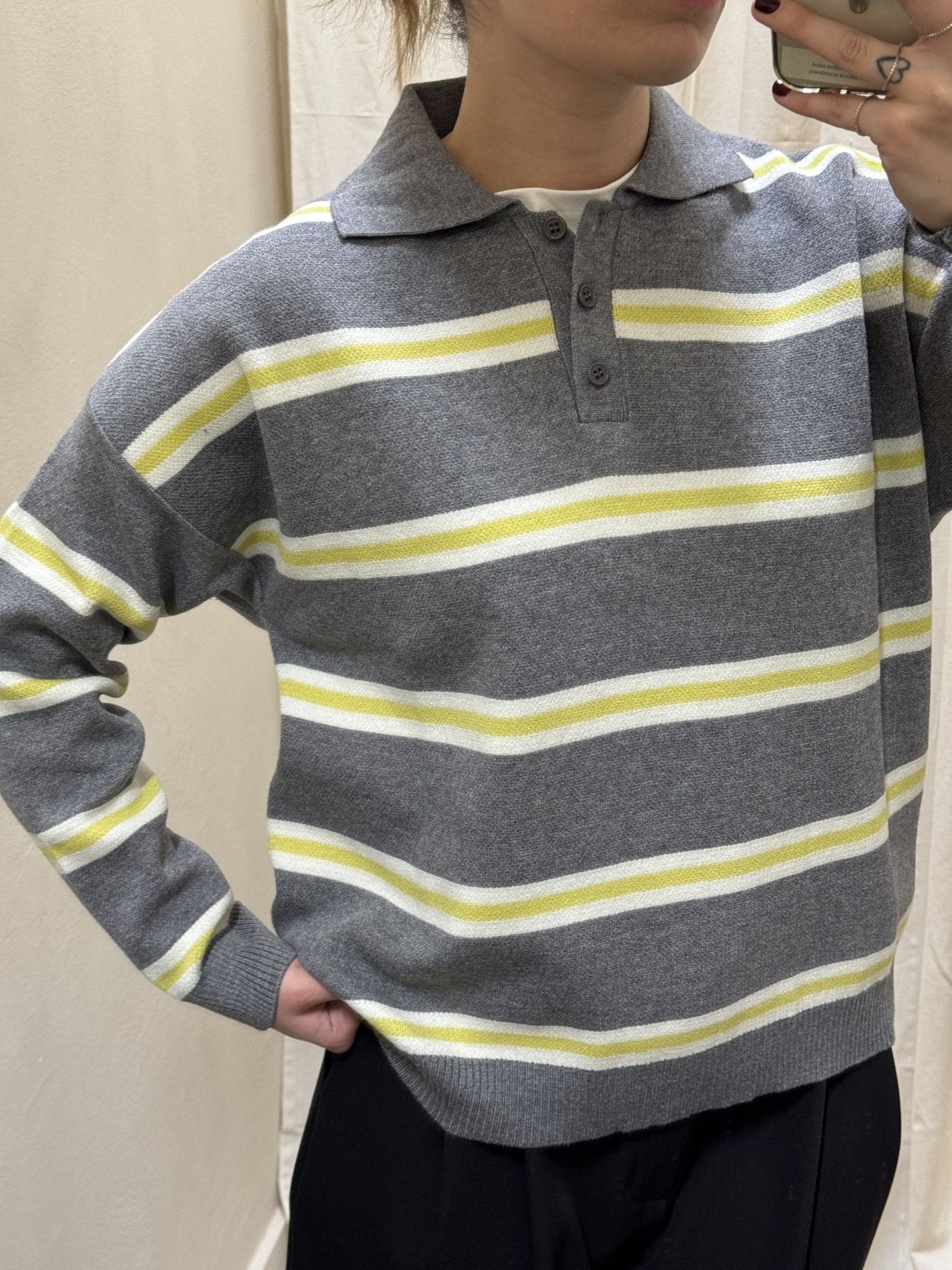 Polo over jacquard righe HaveOne - GiuGiò | Shop online