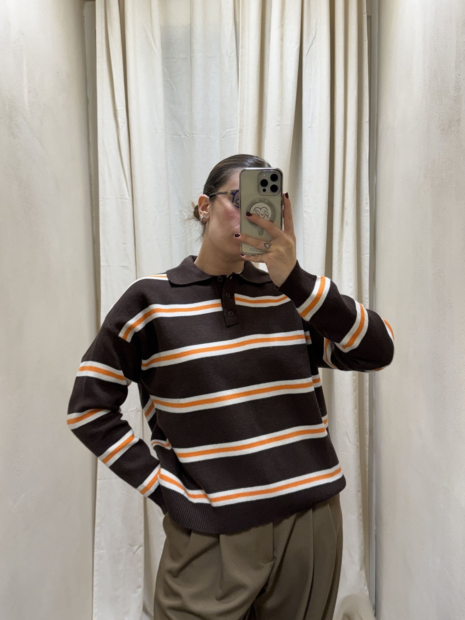 Polo over jacquard righe HaveOne - GiuGiò | Shop online