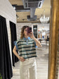 Polo rigata con bottoni gioiello Susy Mix - GiuGiò | Shop online