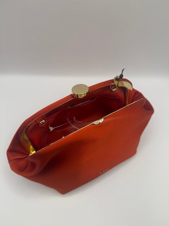 Pounch Anika in raso arancio Nalì - GiuGiò | Shop online