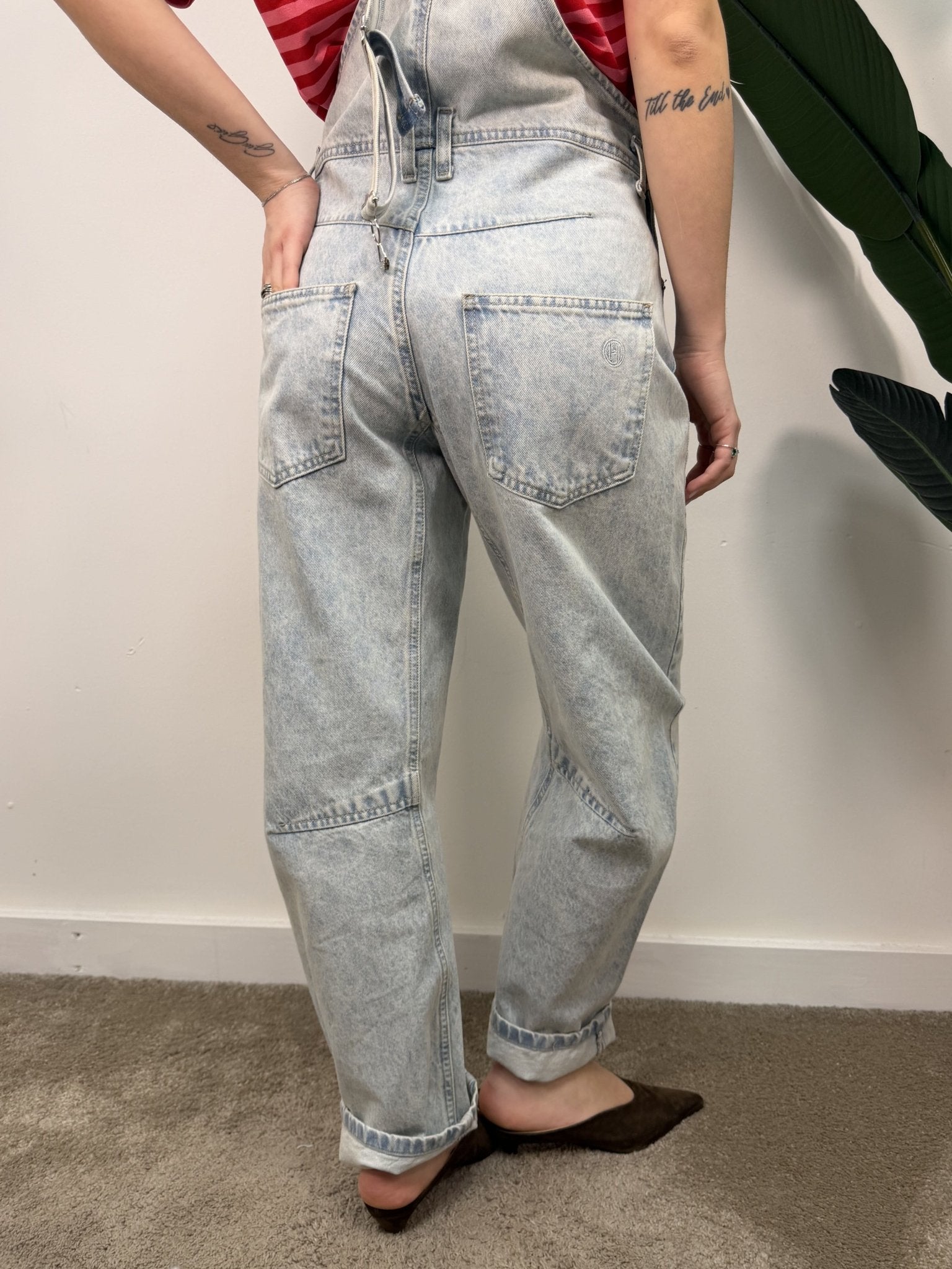 Salopette denim chiaro con jeans balloon HaveOne - GiuGiò | Shop online