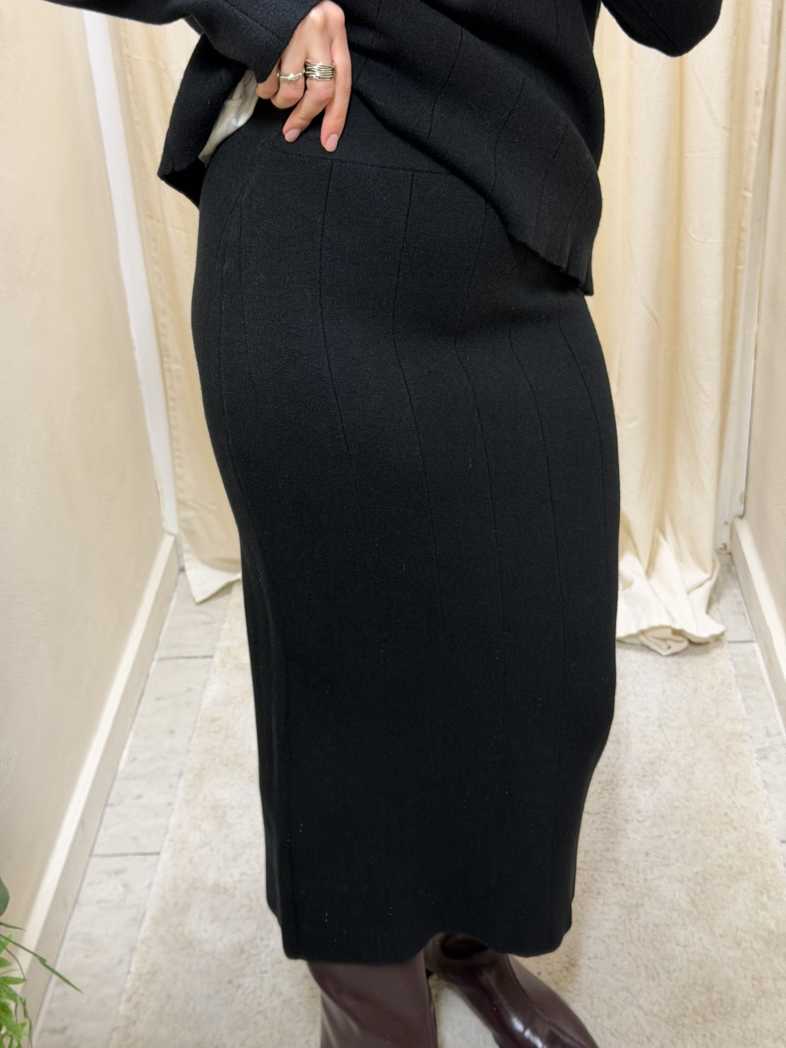 Set coordinato maglione + gonna longuette in maglia Susy Mix - GiuGiò | Shop online