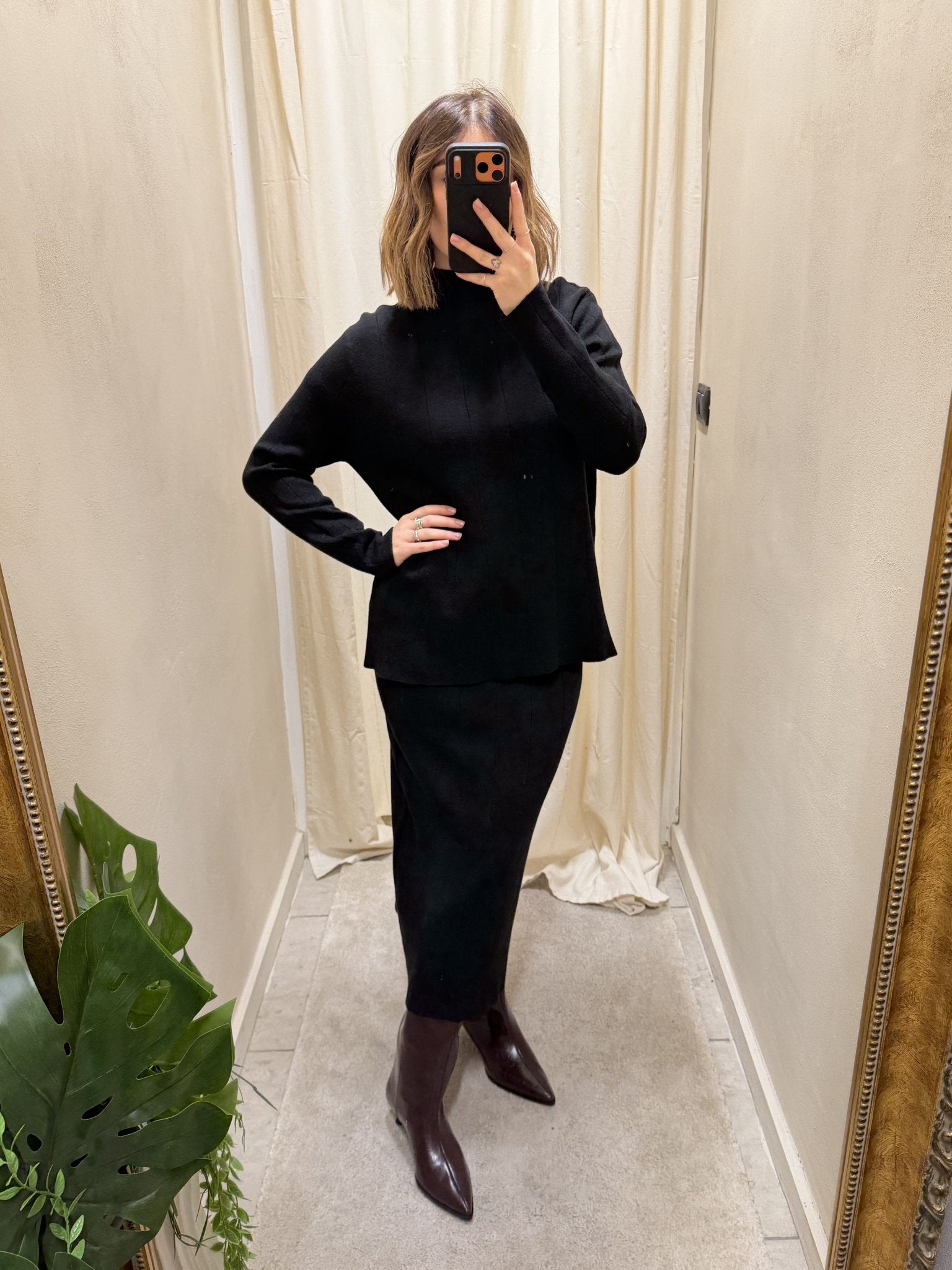 Set coordinato maglione + gonna longuette in maglia Susy Mix - GiuGiò | Shop online