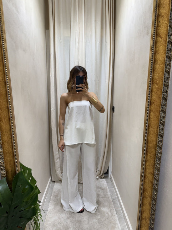 Set coordinato top a fascia e pantalone Tensione In - GiuGiò | Shop online