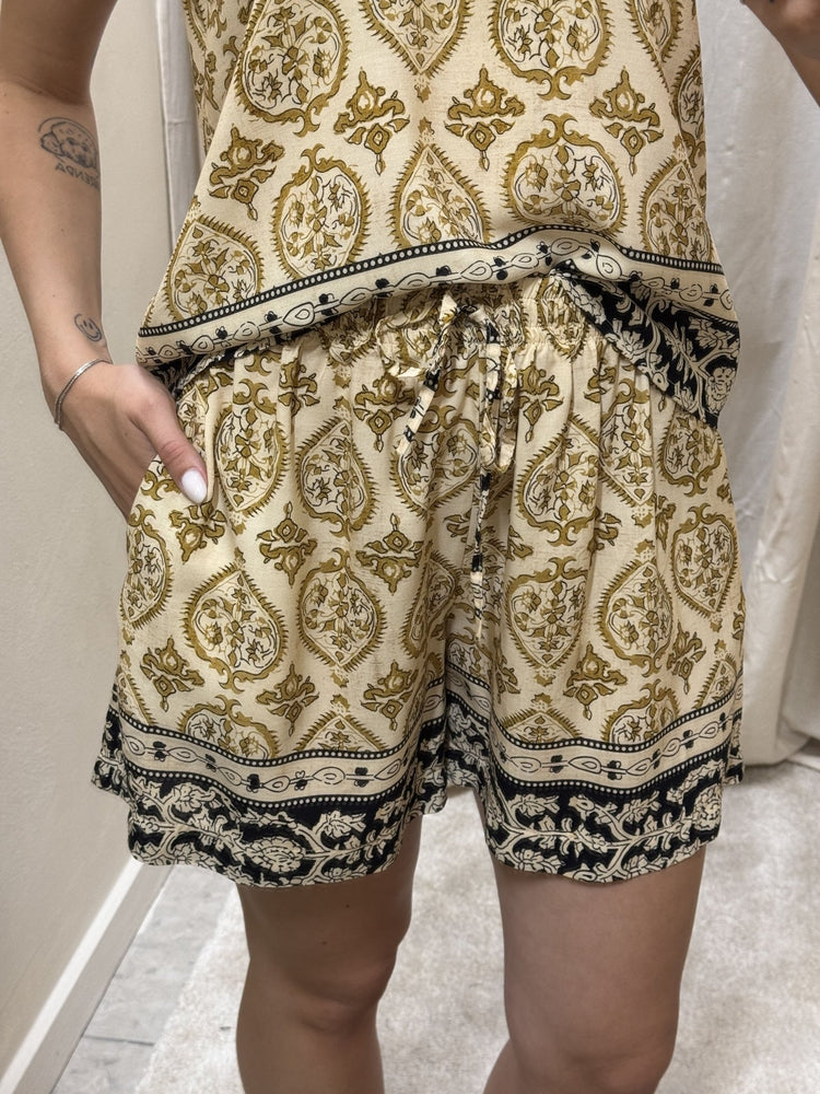 Short coulisse stampa fantasia verde HaveOne - GiuGiò | Shop online