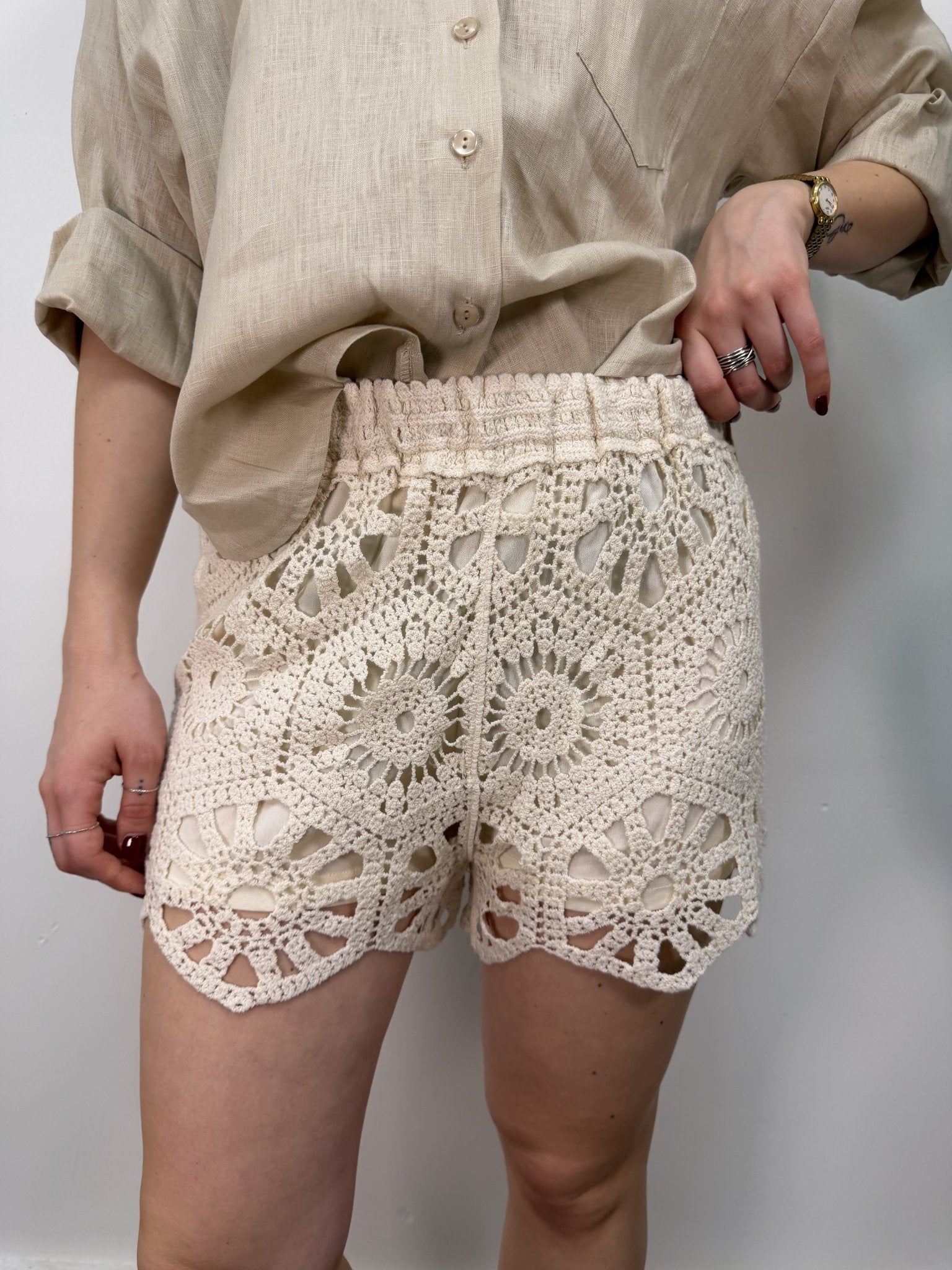 Shorts in crochet HaveOne - GiuGiò | Shop online