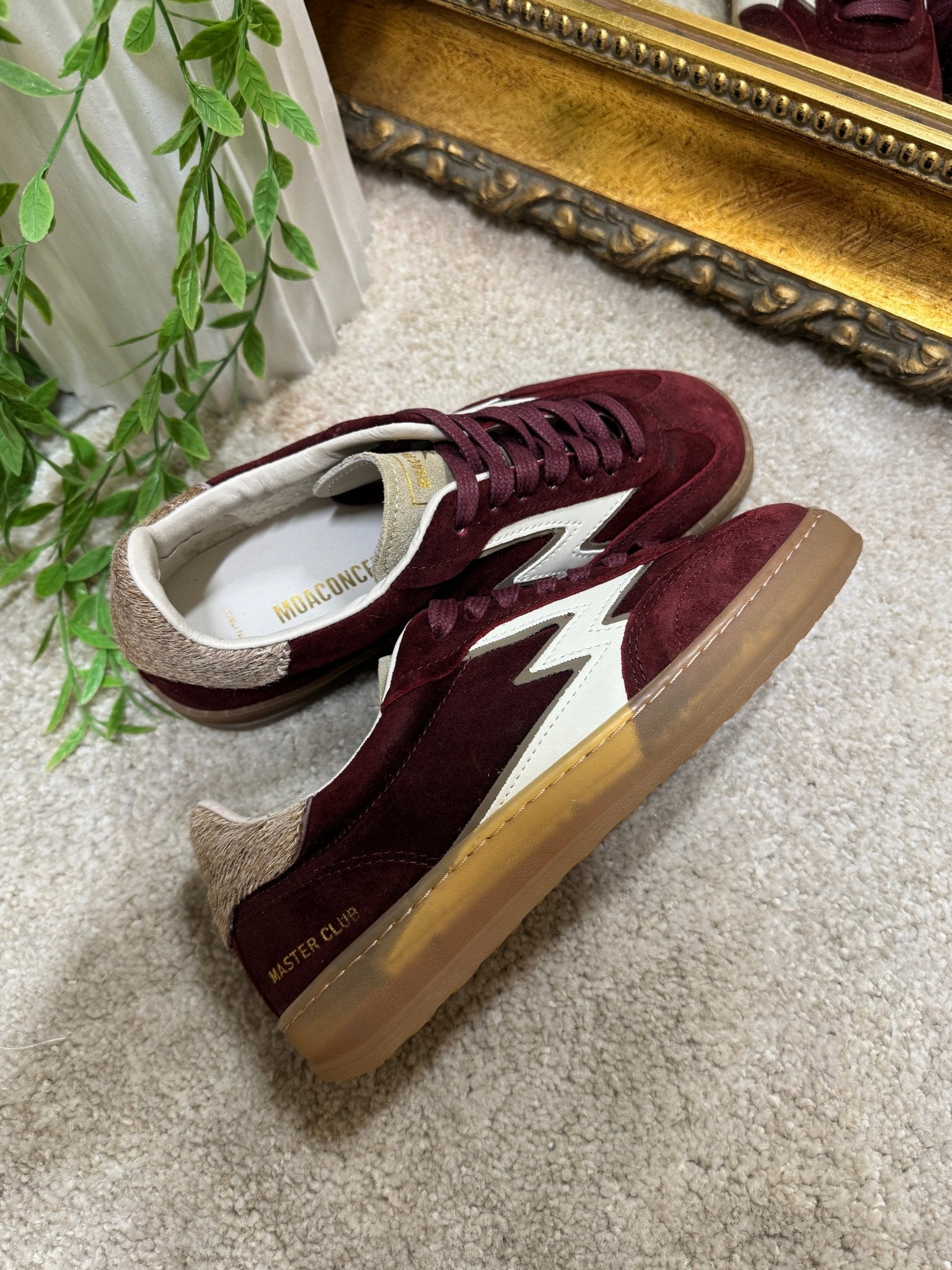 Sneaker master club suede cherry e cavallino Moaconcept - GiuGiò | Shop online