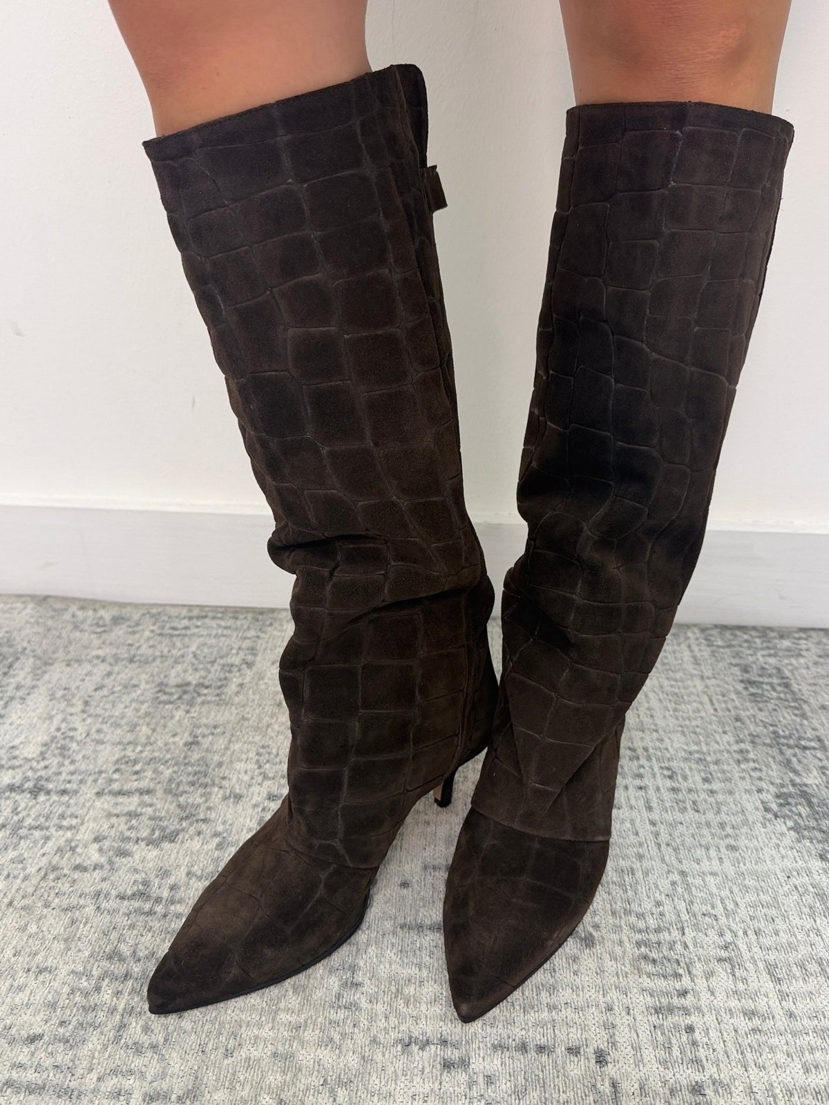 Stivale Olivia in cocco scamosciato Noa - GiuGiò | Shop online