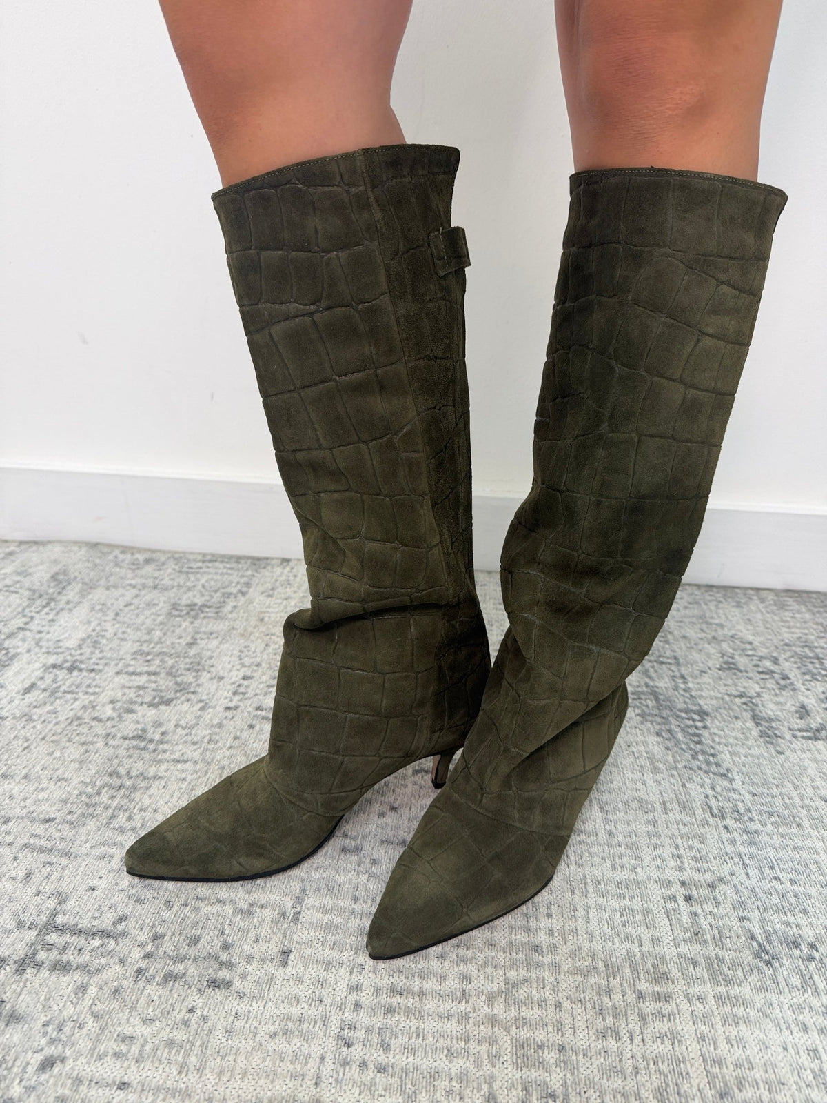 Stivale Olivia in cocco scamosciato Noa - GiuGiò | Shop online