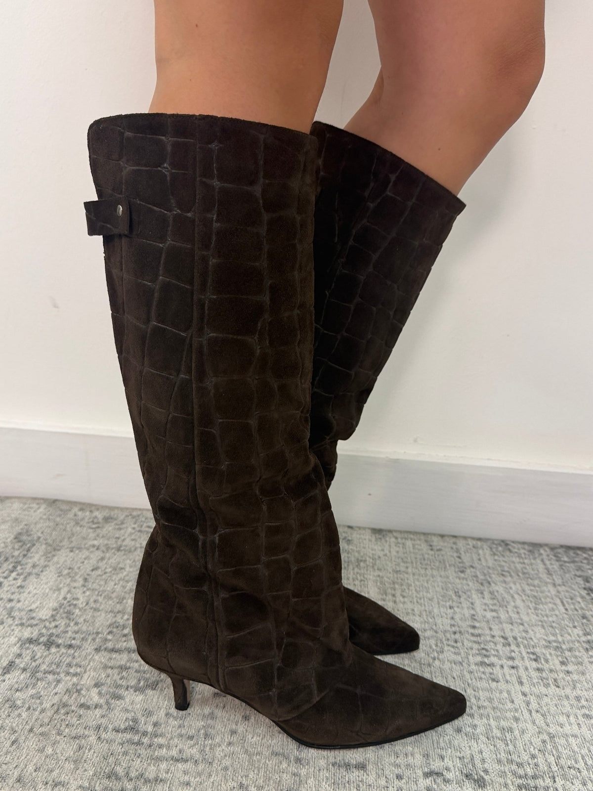 Stivale Olivia in cocco scamosciato Noa - GiuGiò | Shop online