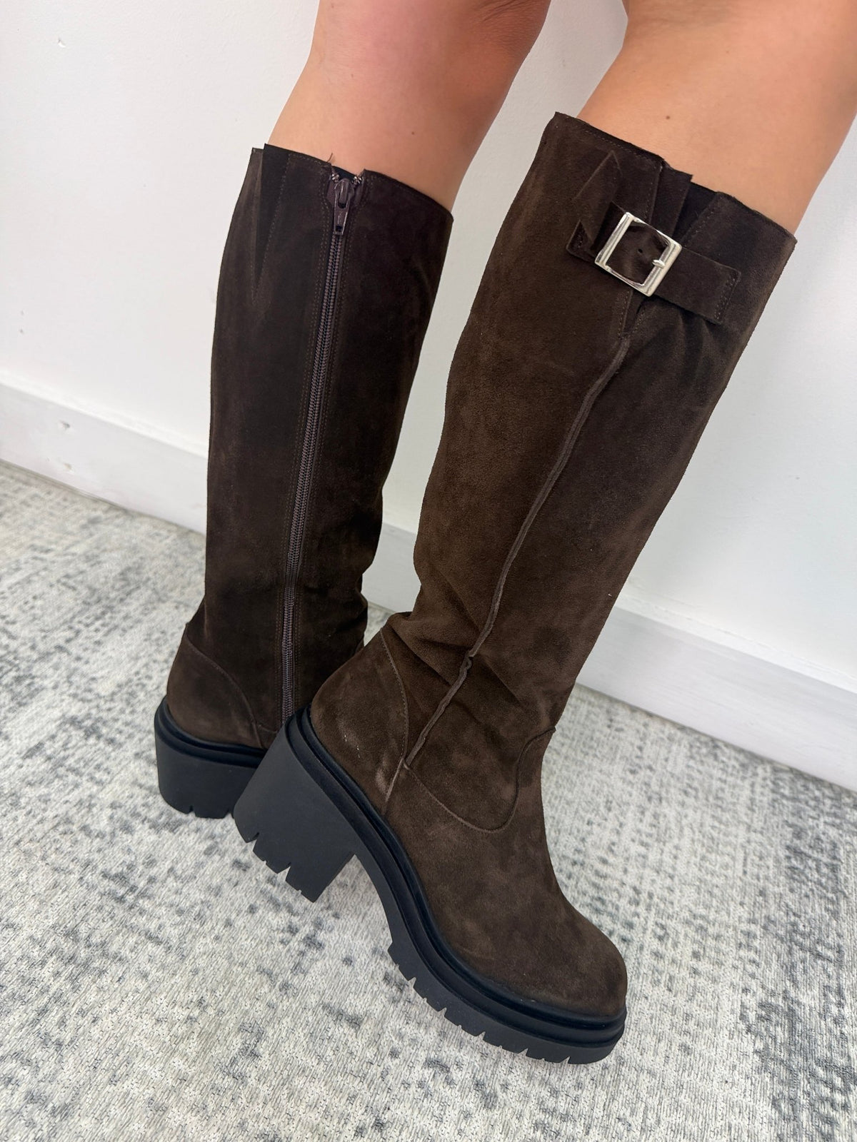 Stivale Petra in pelle fondo gomma Noa - GiuGiò | Shop online