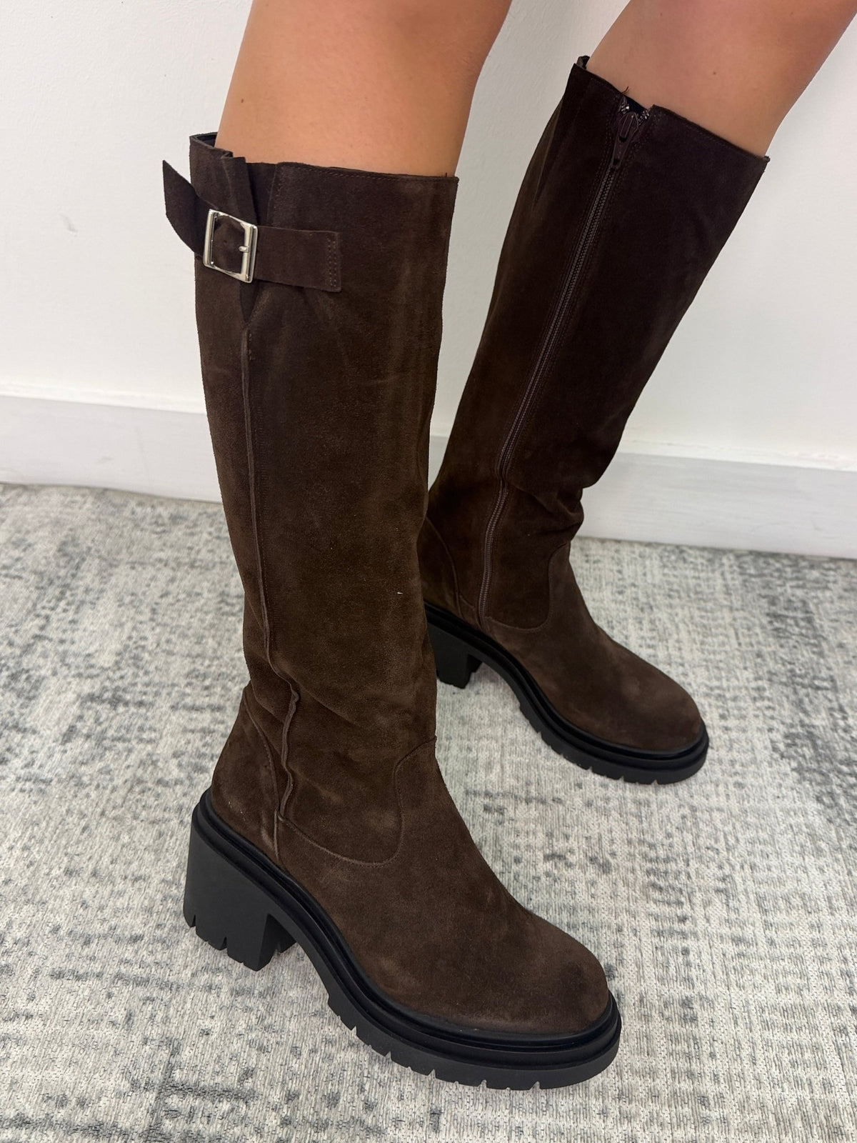 Stivale Petra in pelle fondo gomma Noa - GiuGiò | Shop online