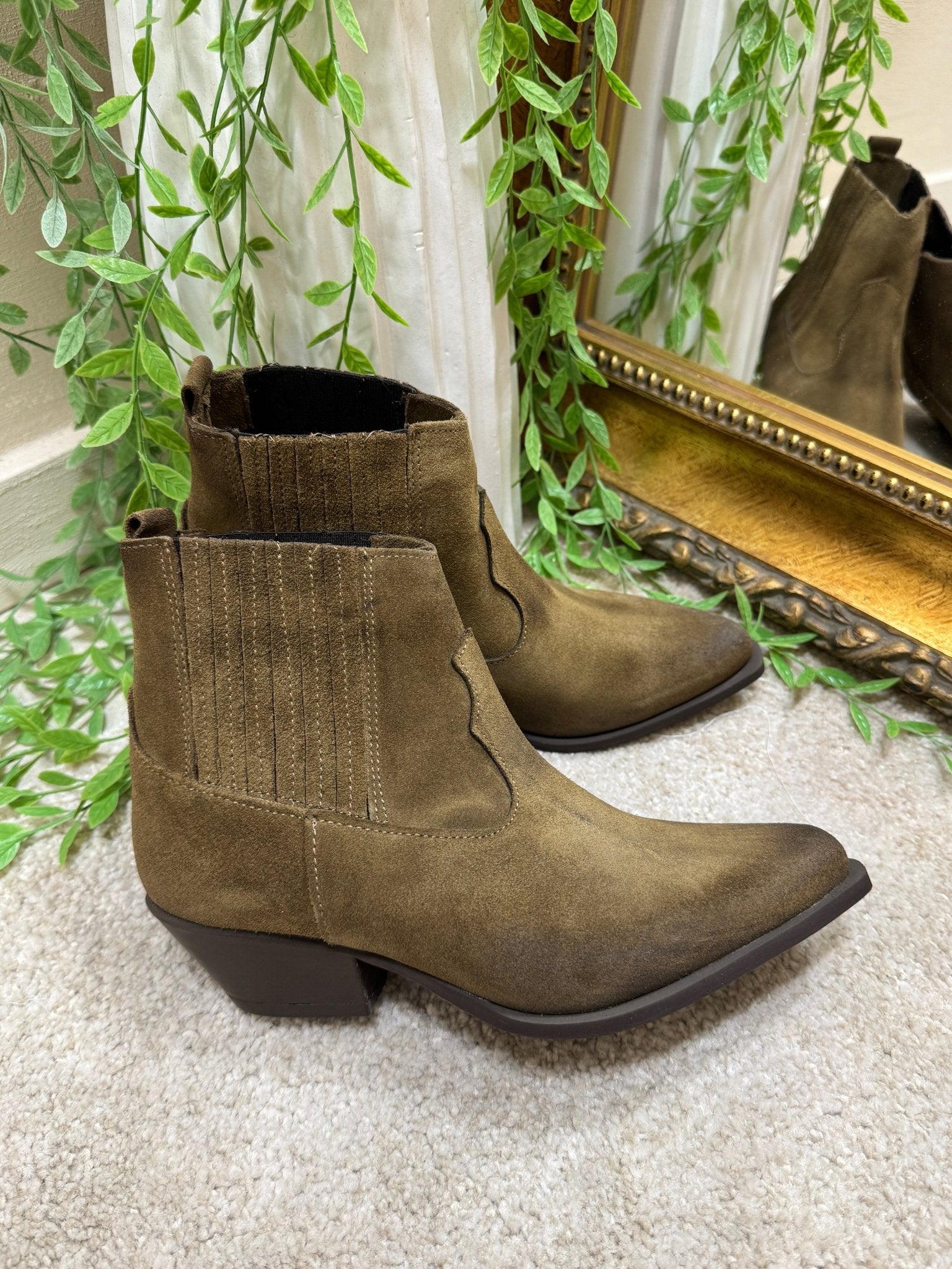 Stivaletto texano in crosta Via Mondana - GiuGiò | Shop online