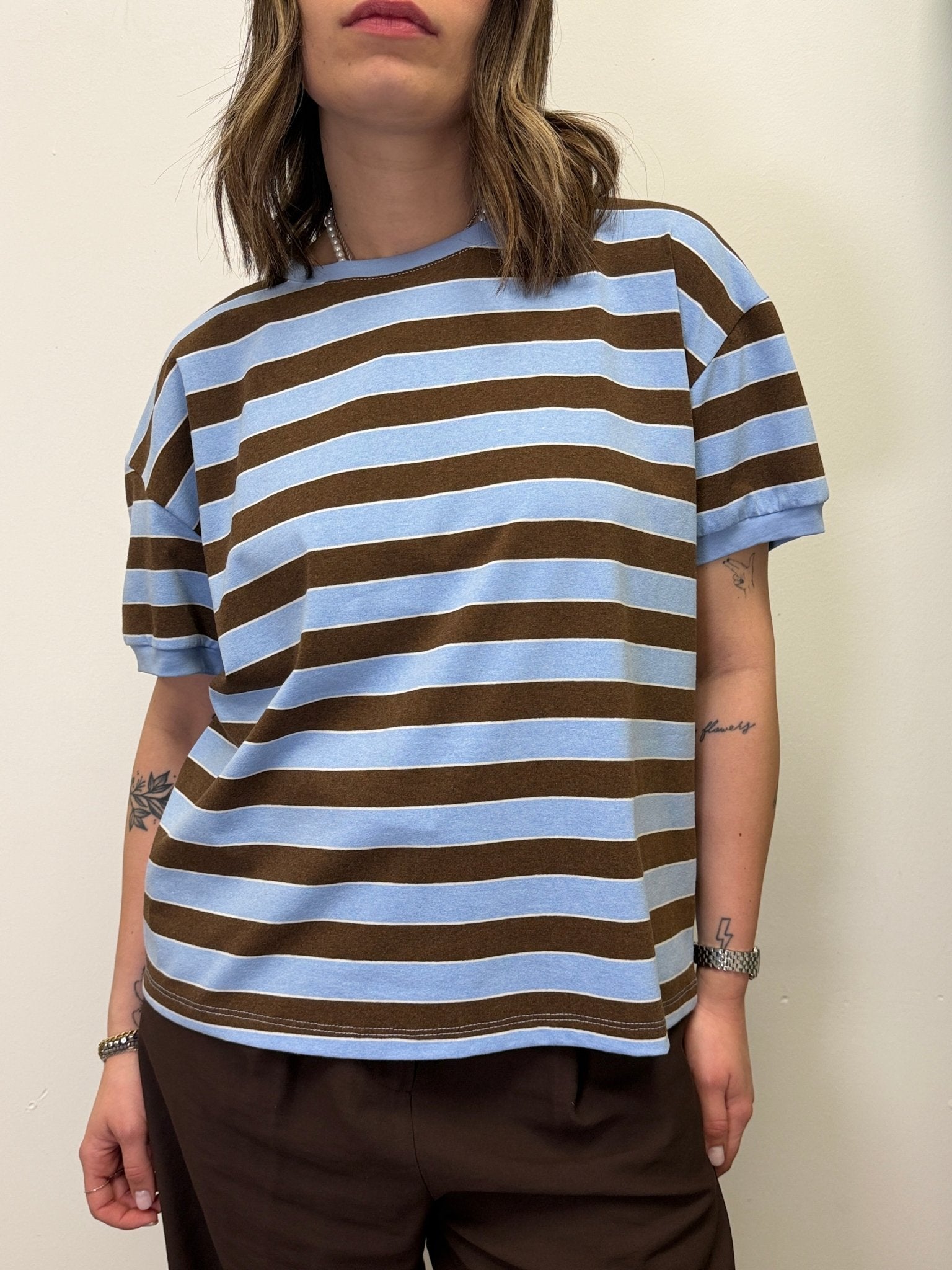T-Shirt a righe manica corta Tensione In - GiuGiò | Shop online