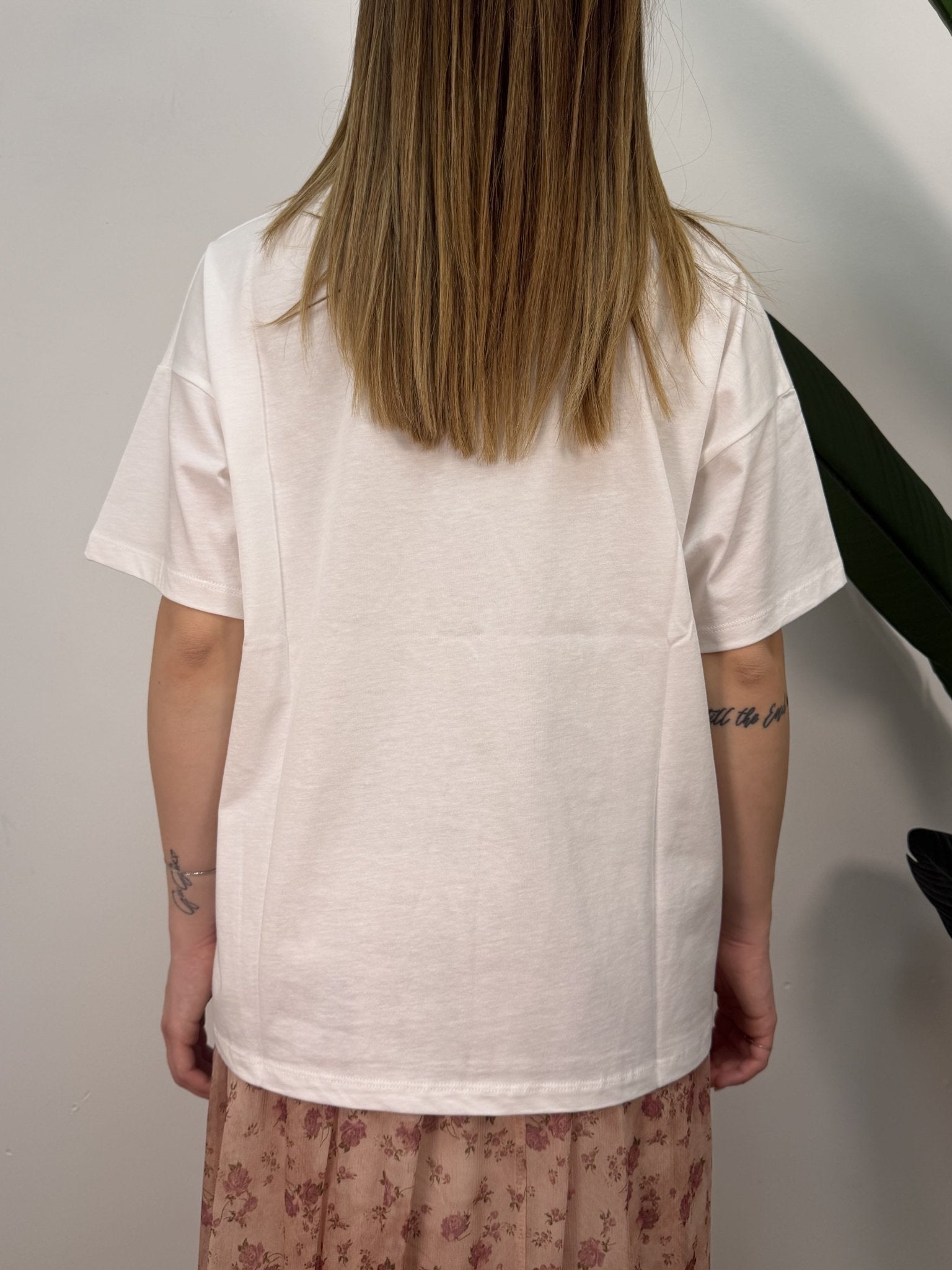 T-shirt basic girocollo in cotone VICOLO - GiuGiò | Shop online