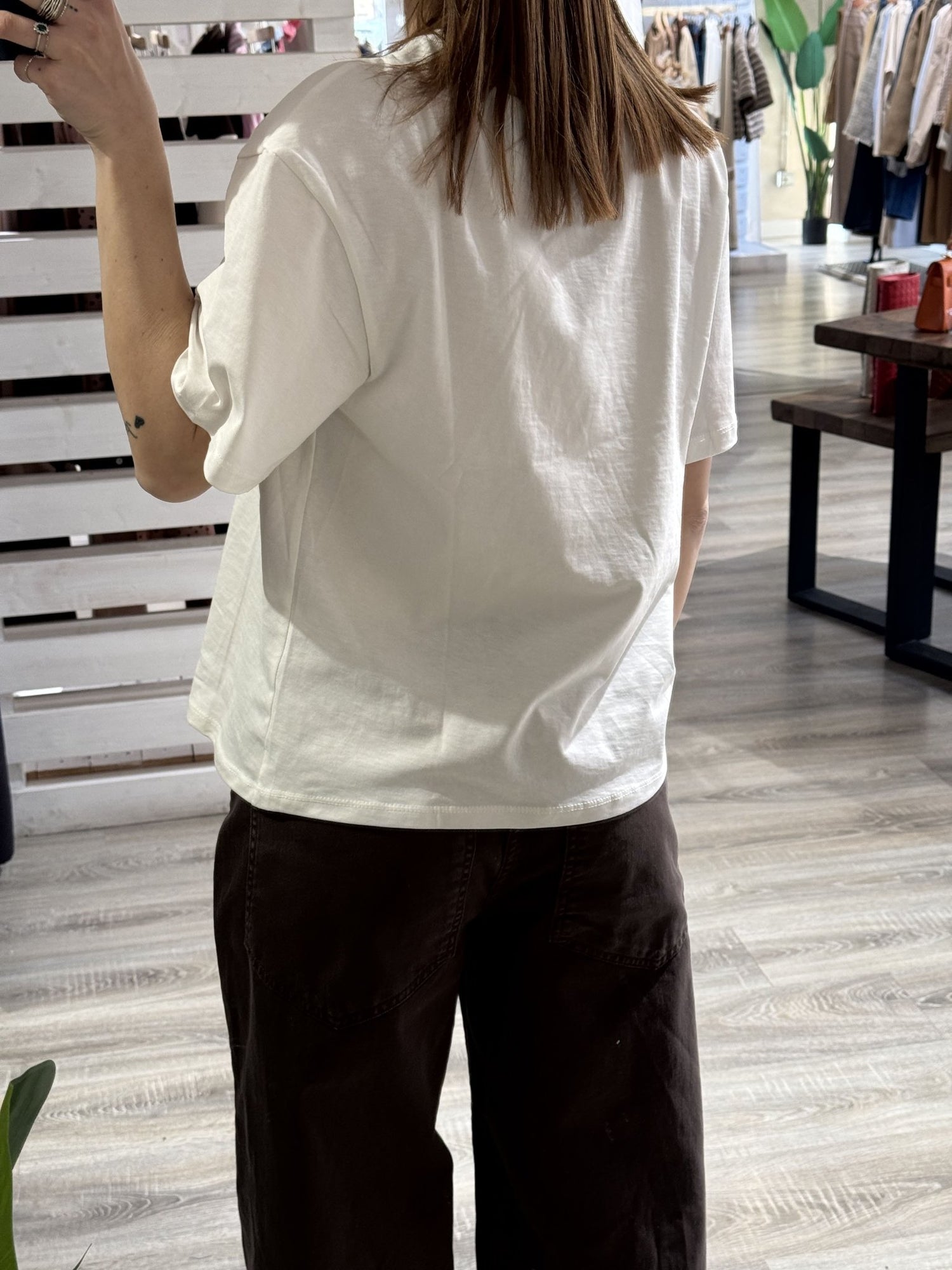 T-Shirt con ricami in cotone MyD - GiuGiò | Shop online