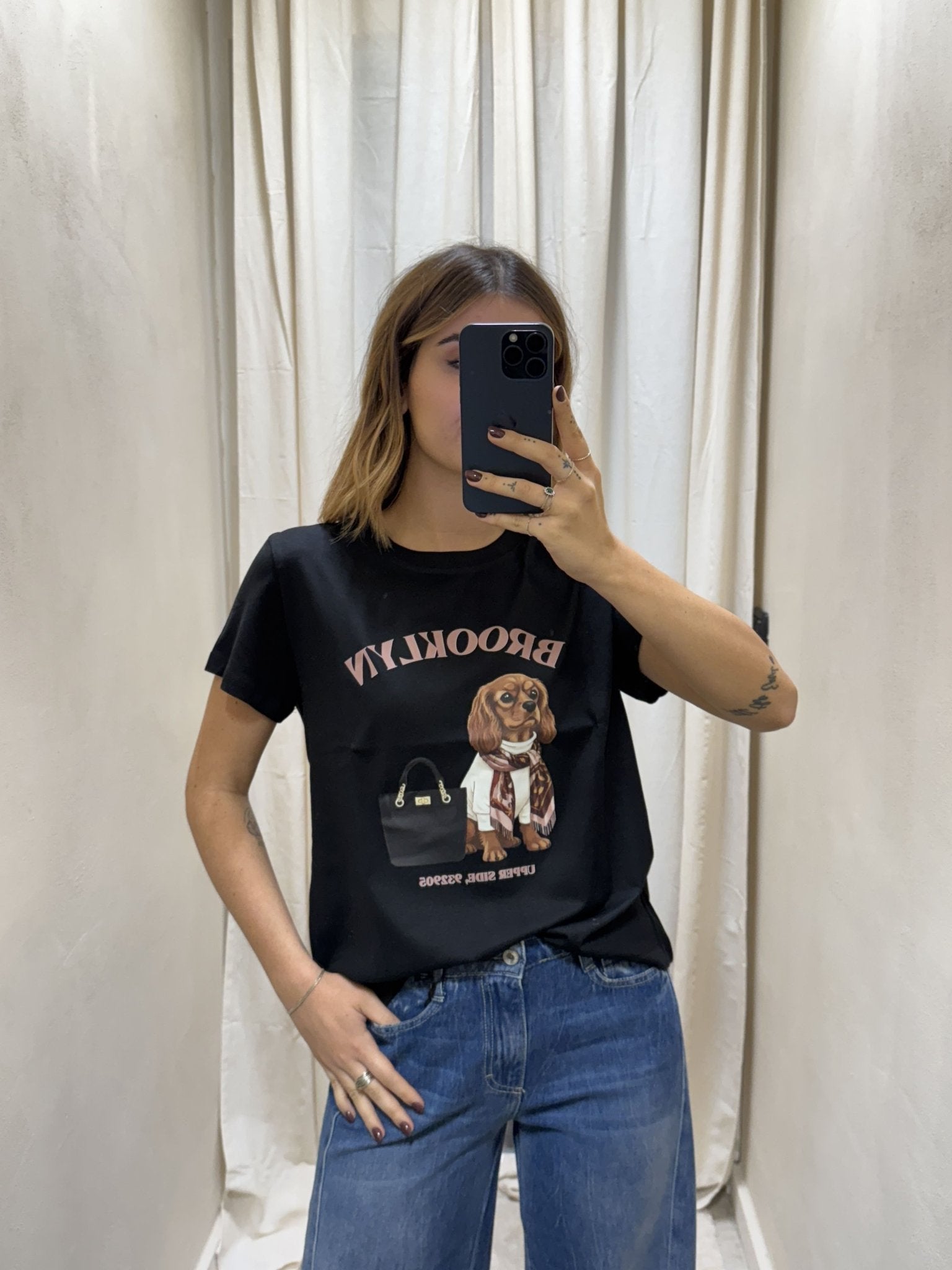 T-shirt con stampa cavalier king Susy Mix - GiuGiò | Shop online