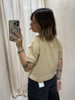 T-shirt crop stampa ghepardo e strass BSB - GiuGiò | Shop online