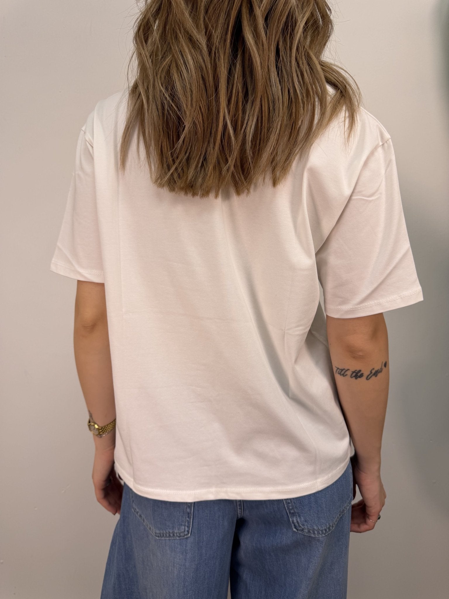 T-Shirt girocollo cotone stampa fragola Susy Mix - GiuGiò | Shop online