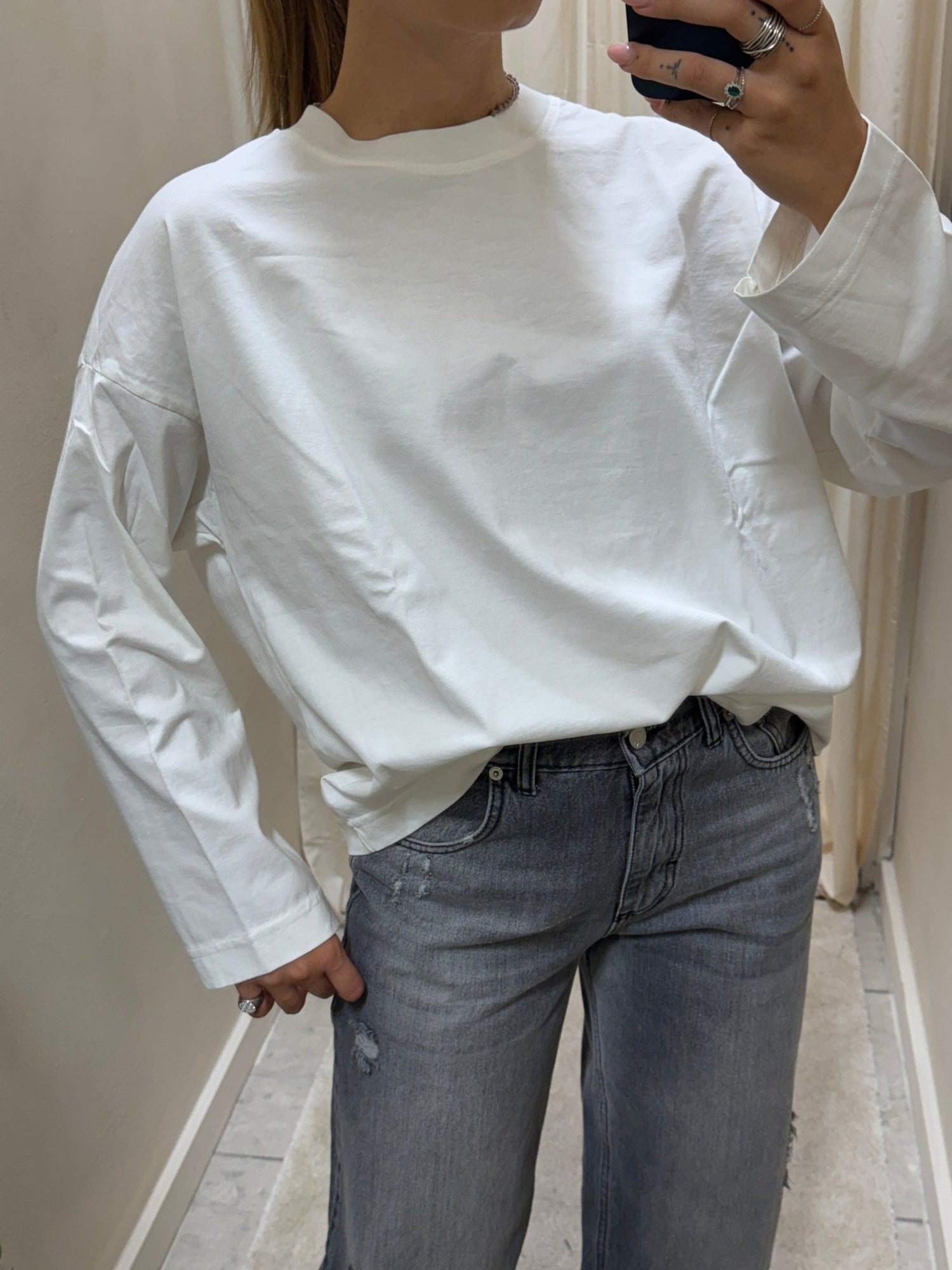 T-shirt girocollo manica lunga HaveOne - GiuGiò | Shop online