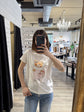 T-shirt in cotone con orsetto rosa Susy Mix - GiuGiò | Shop online