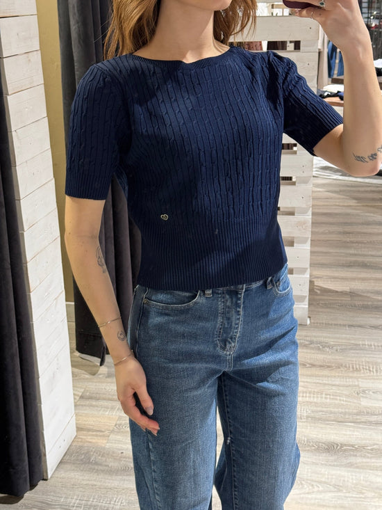 T-shirt in filo con treccine Please - GiuGiò | Shop online